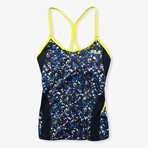 Fila Sport Performance Tank Top Medium Padded Racerback Athletic Gym Active